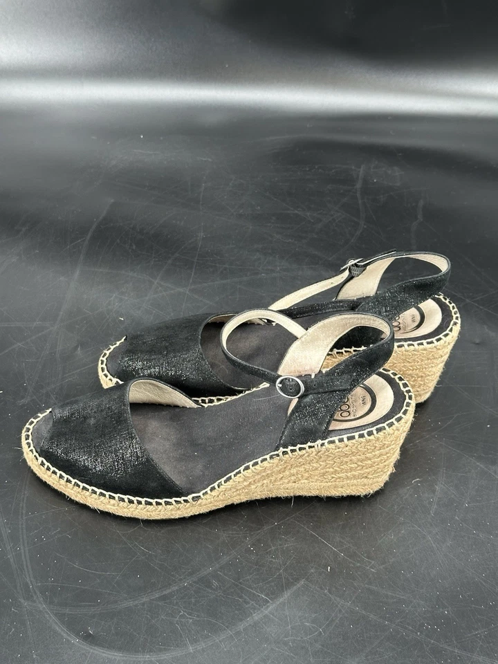 Abeo BIO System Dahlia Espadrille Wedge Sandals Women's Size 9N Orthopedic - Image 4 of 4