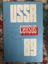 USSR Census ?89 Novosti Press Leonids Sobolev