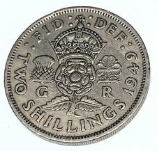 # C5319    GREAT BRITAIN     COIN,     FLORIN   1949
