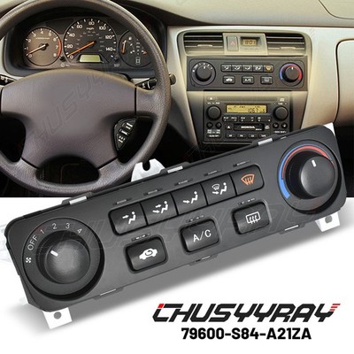 1X Front Climate Control Module Panel for Honda Accord 2001 2002 79600-S84-A21ZA