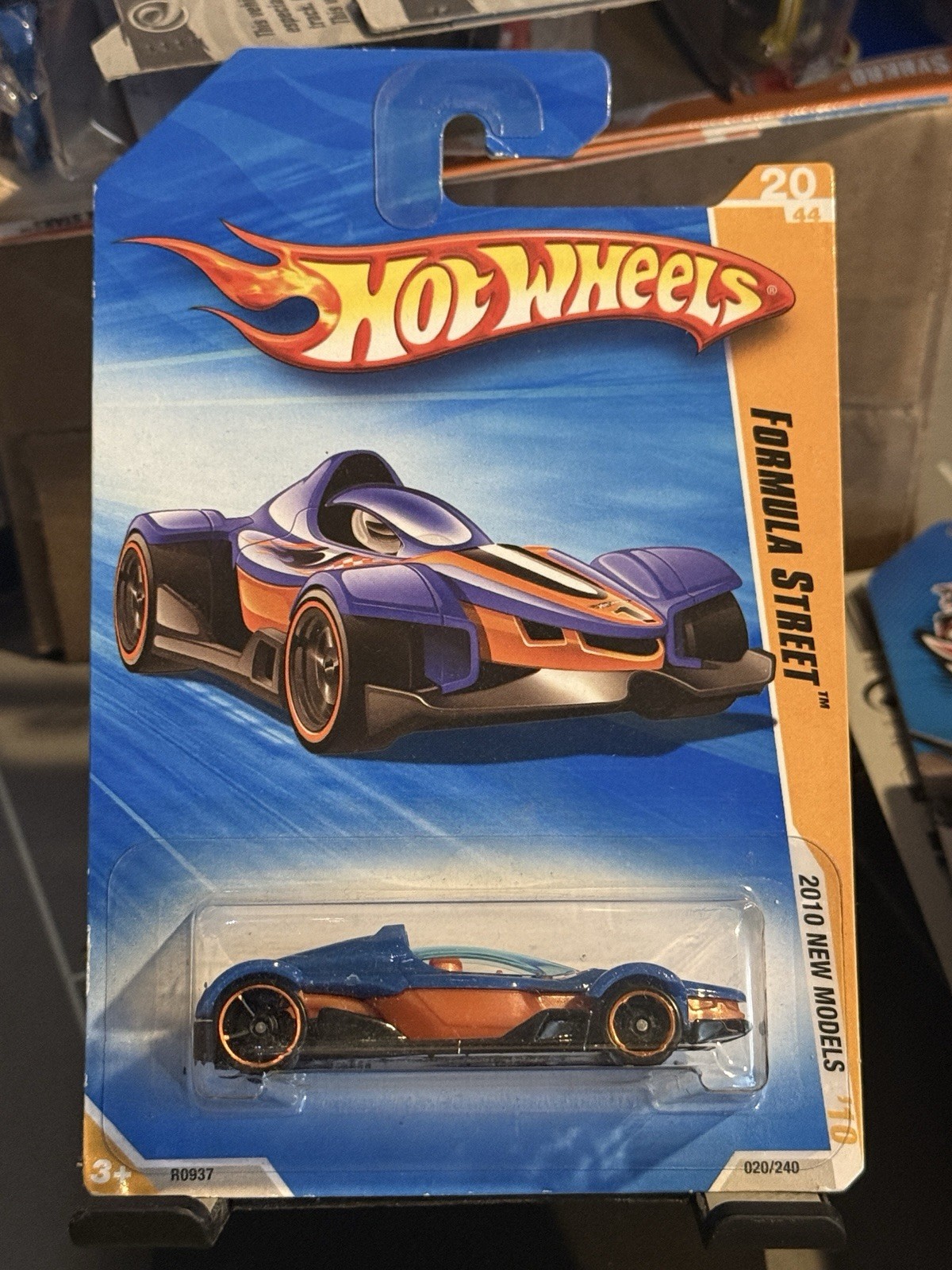 Hot Wheels 2010 New Model Series #20 Formula Street Mtflk Blue w/ OH5SPs