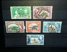ʘ Trinidad Tobago Kolonie George V Motive Lot  (Briefmarken D124)