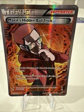 Maxie's Hidden Ball Trick (158 Full Art) 158/160 XY - Primal Clash Holo