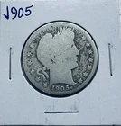 1905 Silver Barber Half Dollar GOOD