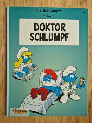 Die Schlümpfe 14 - Doktor Schlumpf - Peyo - 1. Auflage - Carlsen neue Serie