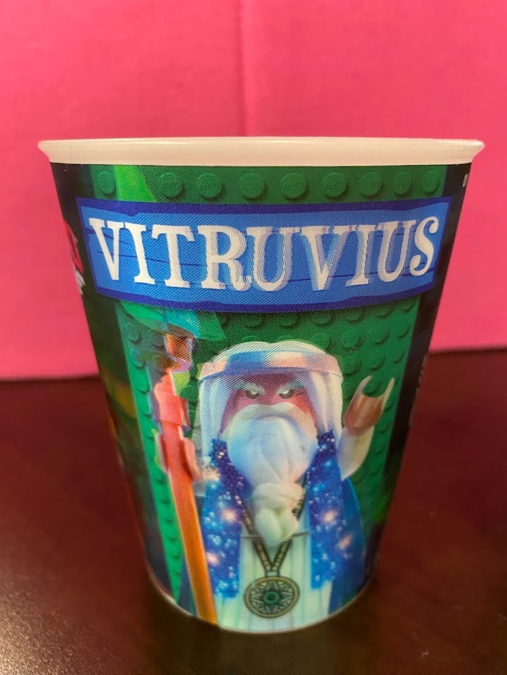 2013 Collectable 3D Lego Movie Cups from McDonalds set of 4 with