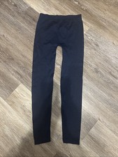 Zenana Outfitters Navy Full Length Leggings Size L/XL NWOT