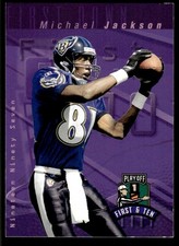 1997 Playoff First and Ten Michael Jackson Baltimore Ravens #155 22346