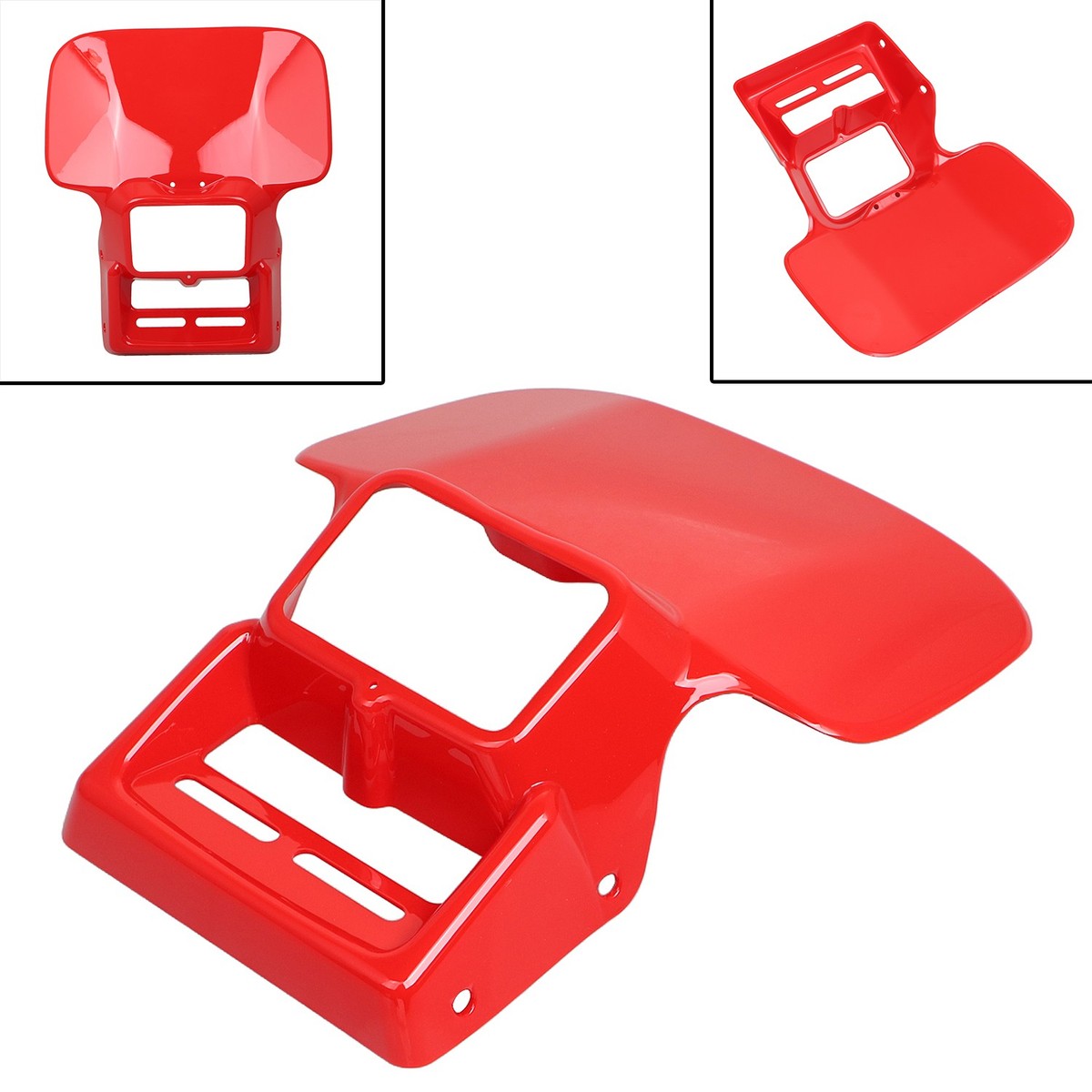 ホンダ XR250 フロントバイザー Red Front Headlight Shell Cover Visor For Honda XR250R 1984-1995