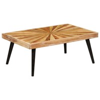 Tinkaro Couchtisch Mangoholz Massiv 90X55X36 Cm
