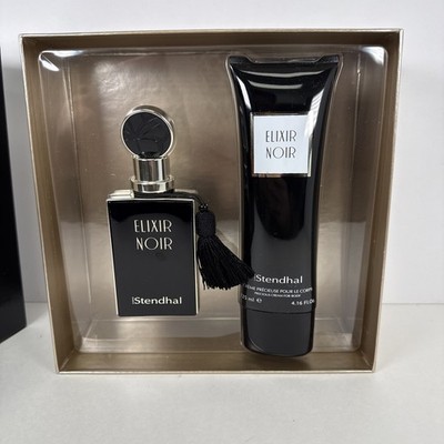 RARE ELIXIR NOIR BY STENDHAL Perfume and Body Cream - 40ML Made In FRANCE  