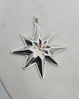 Sterling Silver Reed & Barton 1977 Christmas Star Ornament or Pendant