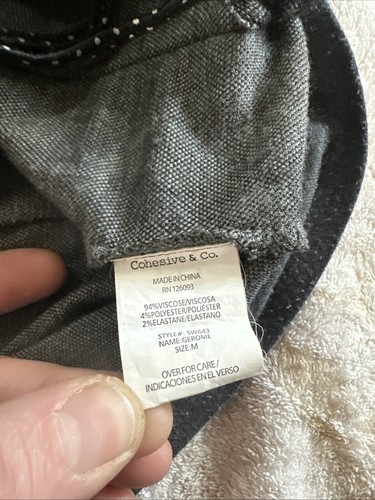 Cohesive & Co. Men's Medium Gerome Camo Cardigan Large Dark Grey - Picture 9 of 10