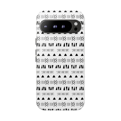 Black and White Southwestern Aztec Pattern Google Pixel Tough Cases - 第 23/131 張圖片
