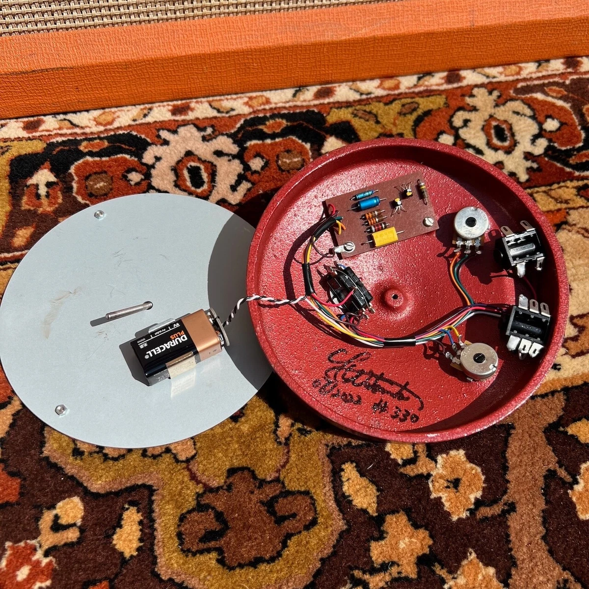 Organic Sounds Orga Face SI '66 Red Silicon Custom Fuzz Face Pedal