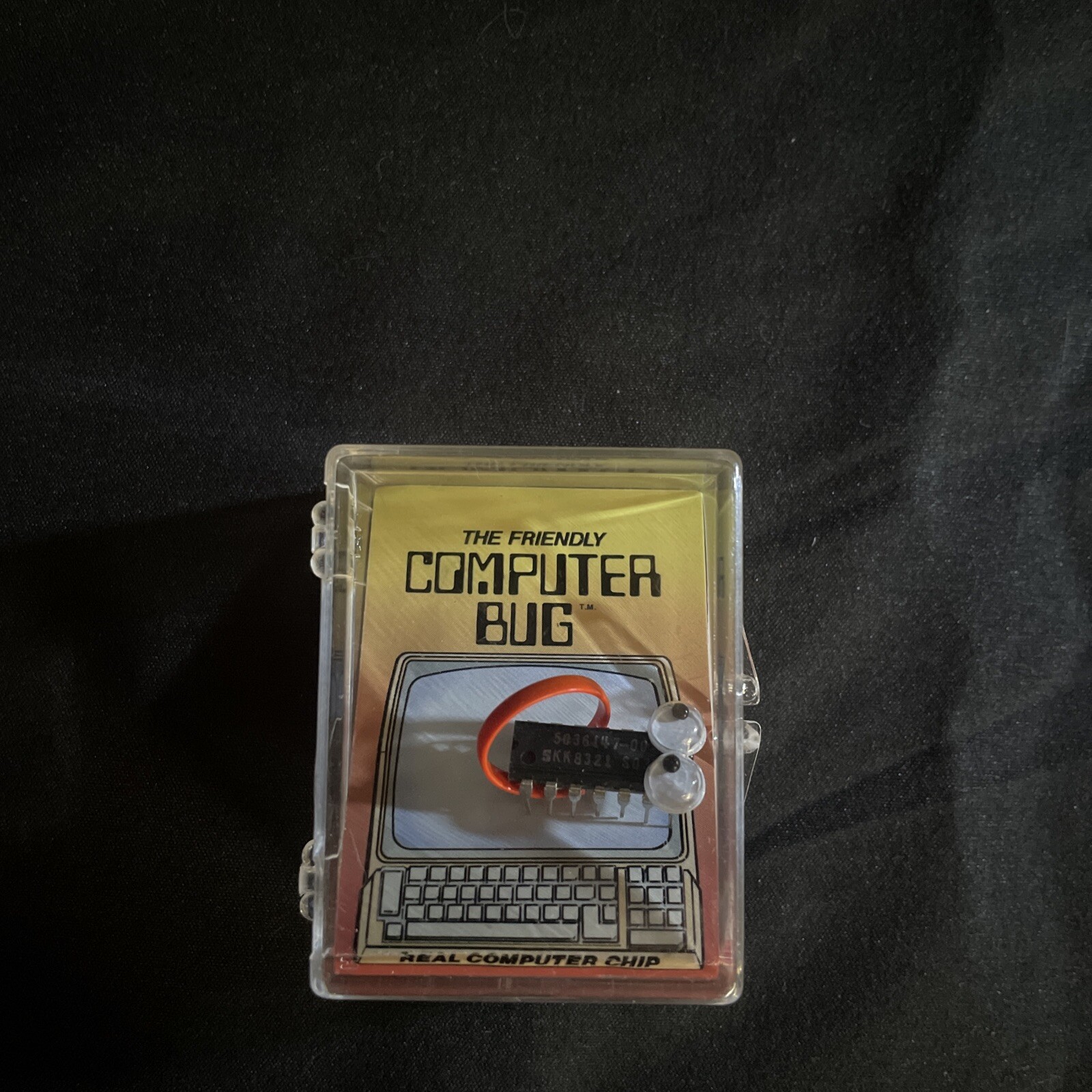 Vintage 1980’s The Friendly Computer Bug Computer Chip-Orange | eBay