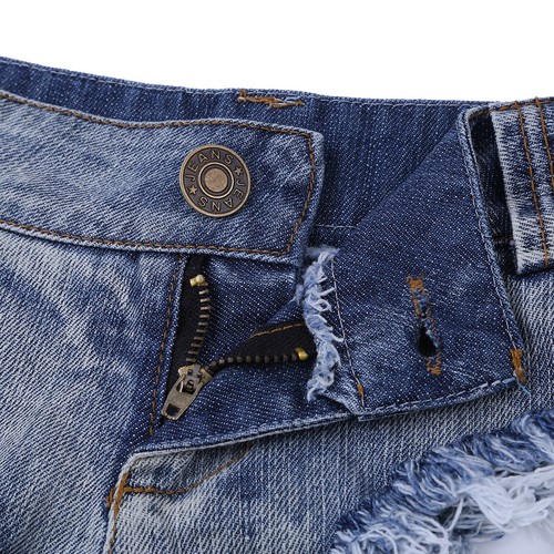 Women Low Rise Mini Booty Short Hot Pants Cheeky Denim Thong Jeans Bikini Shorts - Picture 6 of 59