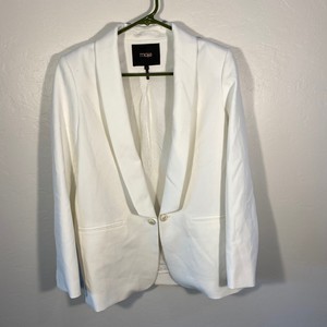 maje white blazer