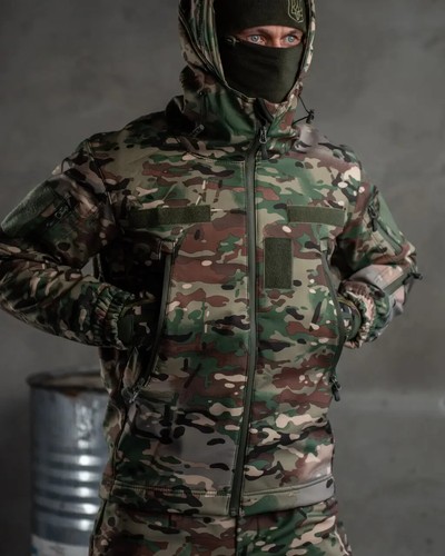 Tactical military winter suit multicam softshell men's winter waterproof uni๐๐ - Picture 8 of 10