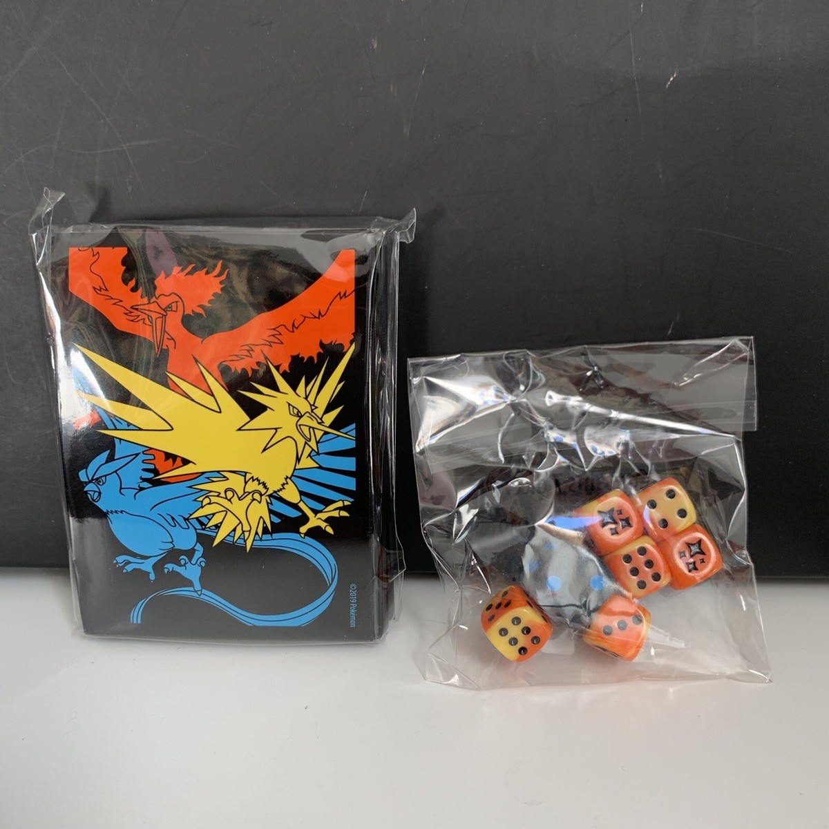 Set Of Pokemon Hidden Fates Card Sleeves & Matching Dice | eBay