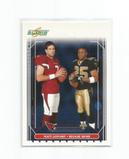 REGGIE BUSH (Saints)/MATT LEINART (Arizona) 2006 SCORE ROOKIE HEISMAN CARD #328