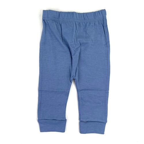 Macpac Baby Leggings Geothermal Base Layer Long Merino Wool Blue Size 00 - Picture 3 of 5