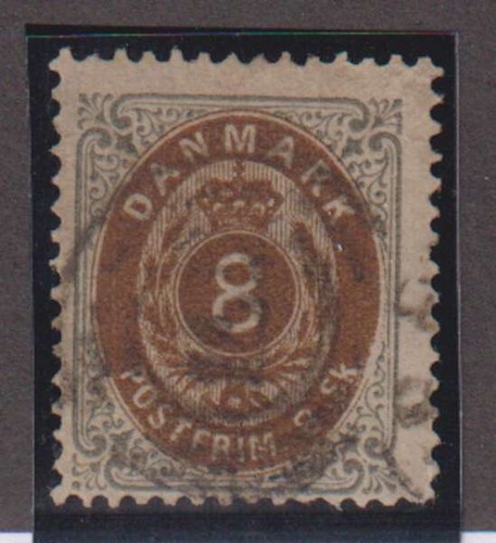 E2571: Denmark #19 Used, Fine+, Lite Cancel, Sound; CV $75