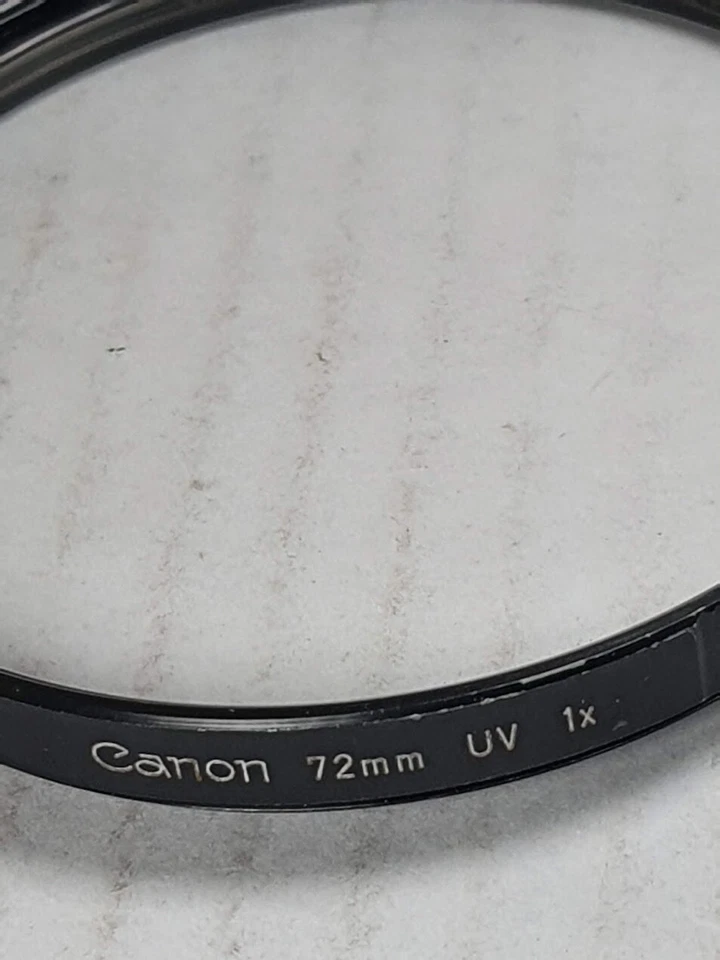 Genuine Canon 72mm UV 1 Glass Lens Filter 72 mm UV Protection Safety Japan E-72 - Image 4 of 4