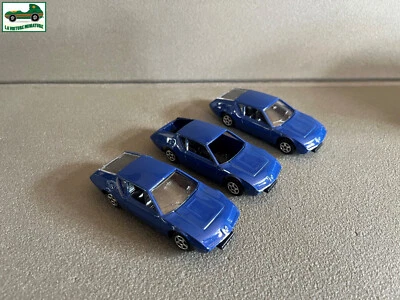 Ancienne Miniature Voiture Lot de 3 Renault Alpine Norev Jet Car au 1/43 Pièces - Photo 1/4