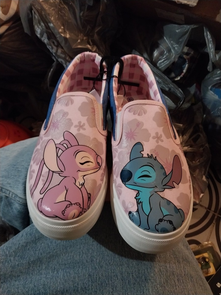 Disney Lilo & Stitch Slip On Stitch and Angel Shoes 8.5 | eBay