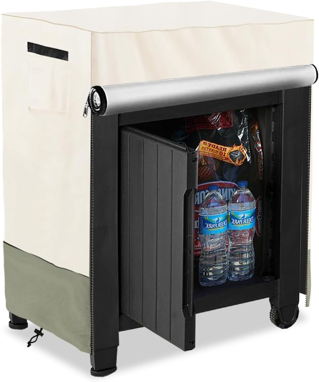 Outdoor Prep Table Cover with Split Zipper Unity Small Portable Grill