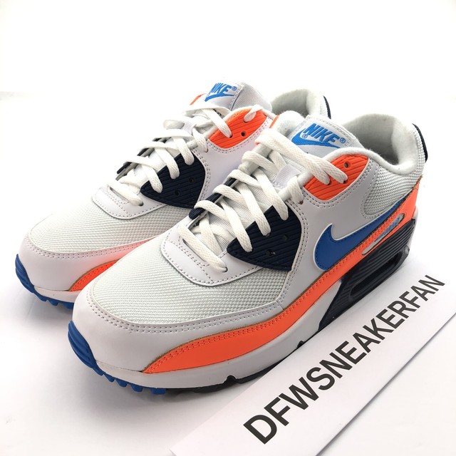 white blue and orange nike