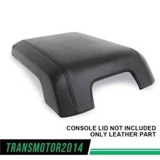 1X Center Console Lid Armrest Cover Fit For 2011-2016 Ford F250 Super Duty Black