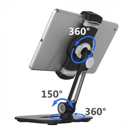 Support pour tablette de cuisine et smartphone 204D noir - 2