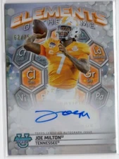 Joe Milton 2023 Bowman University Best Elements Of The Game Auto /75