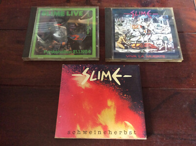 Slime [3 CD Alben] Schweineherbst + Viva la Muerte + Live,Pankehallen 21.1.1984