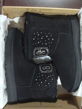 WMNS UGG CLASSIC GEM MINI 1125911 BLACK SIZE 6 10