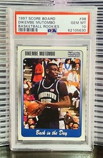 Dikembe Mutombo 1997 Score Board Basketball Rookies Card PSA 10 GEM MINT POP 1