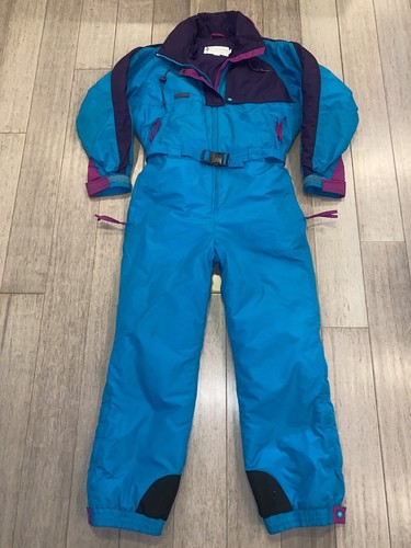Vtg Ski Suit One Piece Snowsuit 