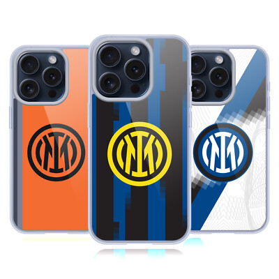 OFFIZIELLE INTER MILAN 2023/24 WAPPEN-SET GEL HANDYHÜLLE FÜR APPLE iPHONE HANDYS