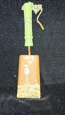 Toleware Antique Folk Art Shovel Maria Kurtz Original Art Work Signed