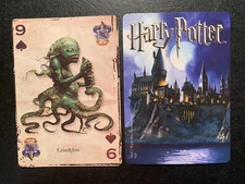 swap playing card   HARRY POTTER    Grindylow     NINE OF SPADES