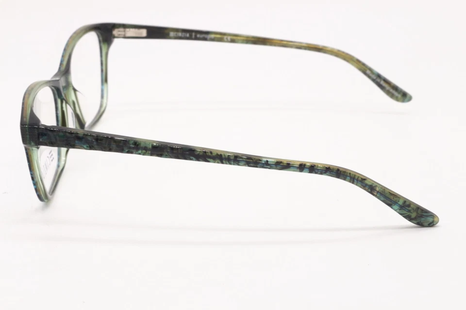 NEW CINZIA CIN-5101 C3 BLUE GREEN GLITTER AUTHENTIC FRAMES EYEGLASSES 53-16 - Image 3 of 4