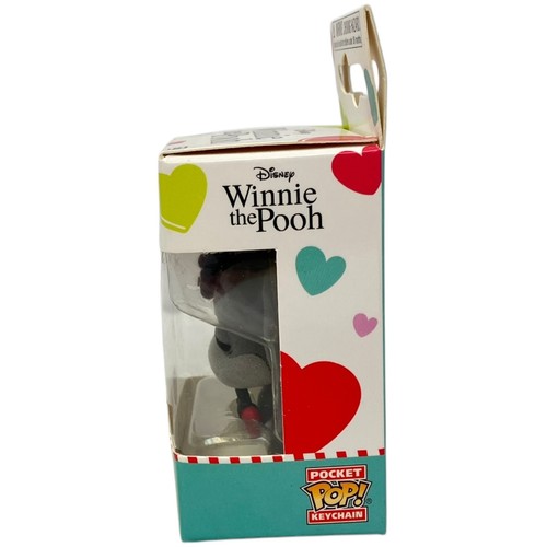 Funko Pocket POP Keychain Eeyore Flocked Exclusive Winnie The Pooh New - Picture 2 of 6