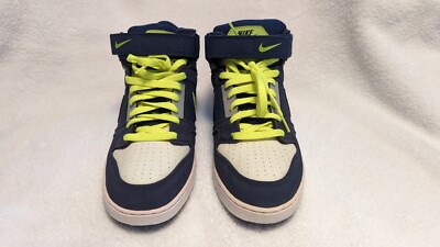 *RARE* Nike SB Zoom Mogan Mid 2 -  size 9.5 Navy/Volt-Wolf Grey Navy