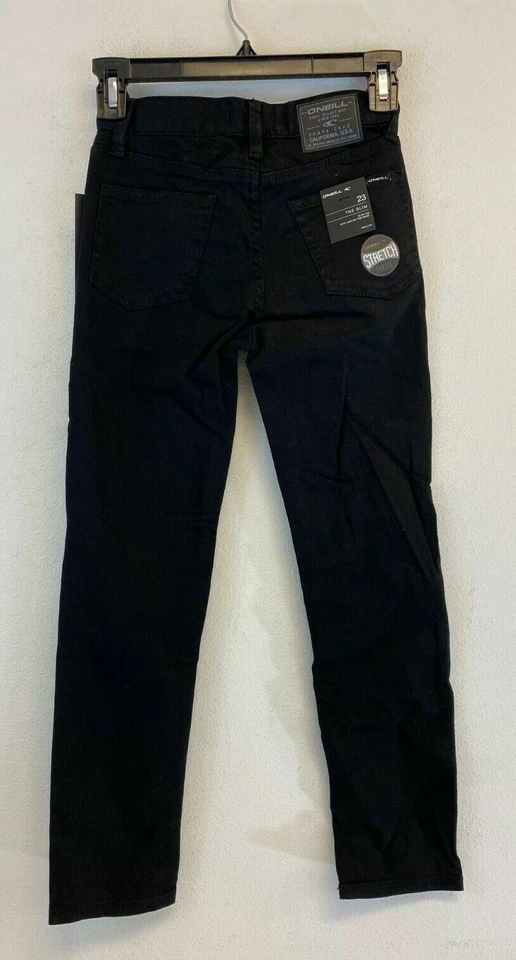 Брюки O'Neill The Slim Twill для мальчиков черные размер 23 - - Изображение 2 из 4