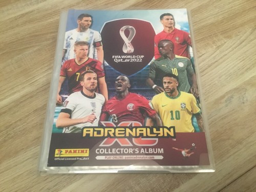 PANINI CM QATAR 2022 XL ADRENALYN ALBUM + 486 CARTES COMPLET + 3 EDITION LIMITED - Photo 1/9