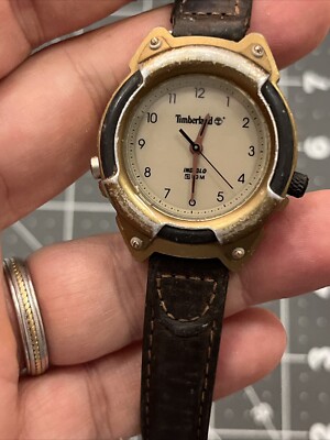 Unusual Timberland Indiglo Wrist Watch Leather band Ladies Vintage