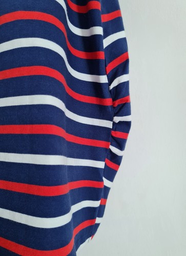 Seasalt Size 18 RRP £25 Maternity Red/White/Blue Striped Jersey Top T-Shirt - Picture 6 of 12