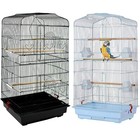 Large Metal Bird Cage Budgie Canary Parakeet Cockatiel Finch Lovebird Tall Cages